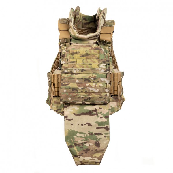 Полегшений бронежилет "Сармат" з балістичним протиуламковим пакетом 1 класу захисту (Мультикам) - 3575060