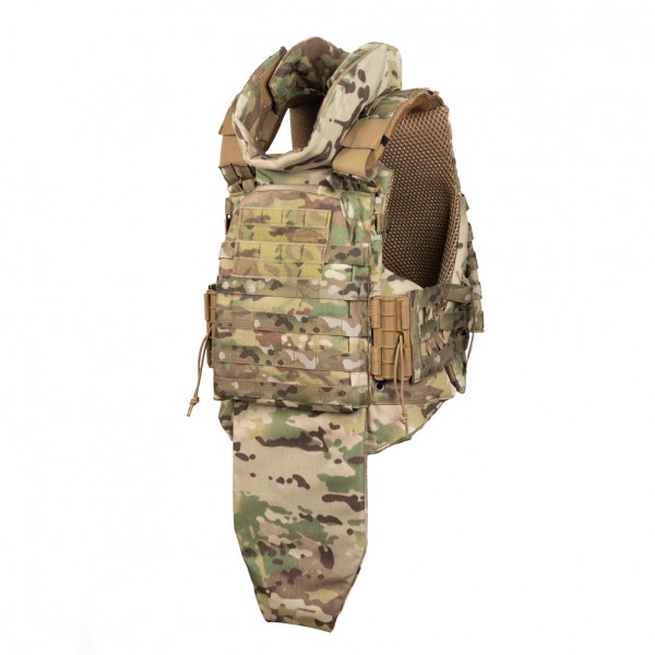 Полегшений бронежилет "Сармат" з балістичним протиуламковим пакетом 1 класу захисту (Мультикам) - 3575060