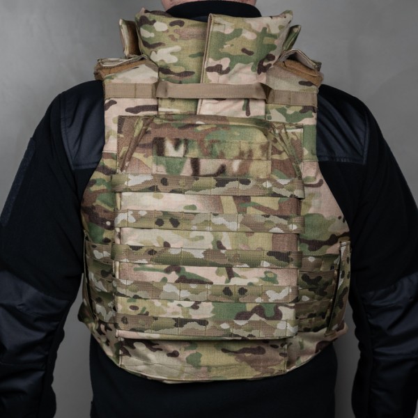 Полегшений бронежилет "Сармат" з балістичним протиуламковим пакетом 1 класу захисту (Мультикам) - 3575060