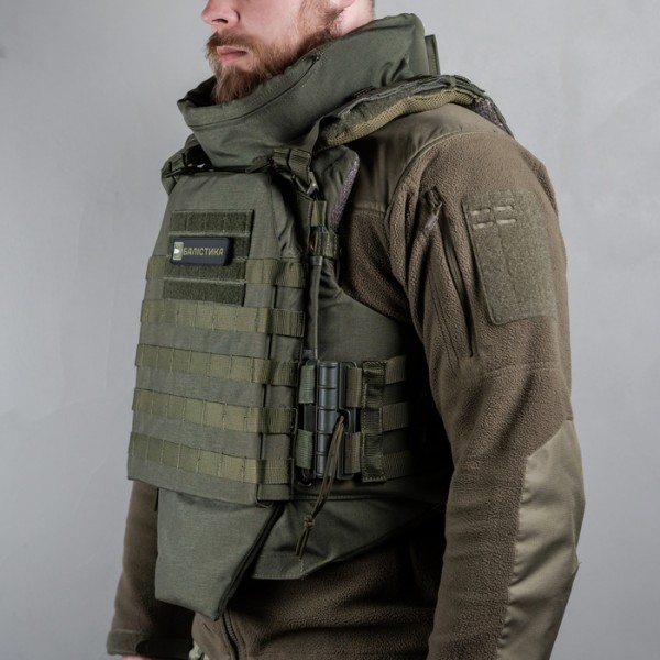 Облегченный бронежилет "Сармат L-XL" с баллистической защитой 1 класса (Олива) - 1070202