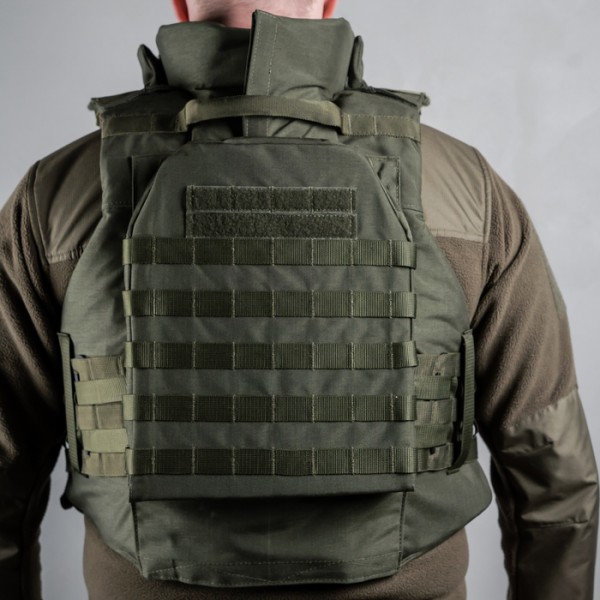 Облегченный бронежилет "Сармат L-XL" с баллистической защитой 1 класса (Олива) - 1070202
