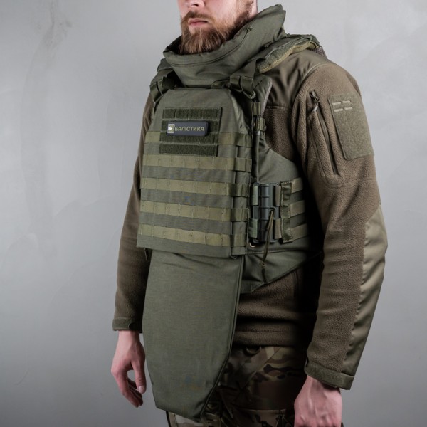 Облегченный бронежилет "Сармат L-XL" с баллистической защитой 1 класса (Олива) - 1070202