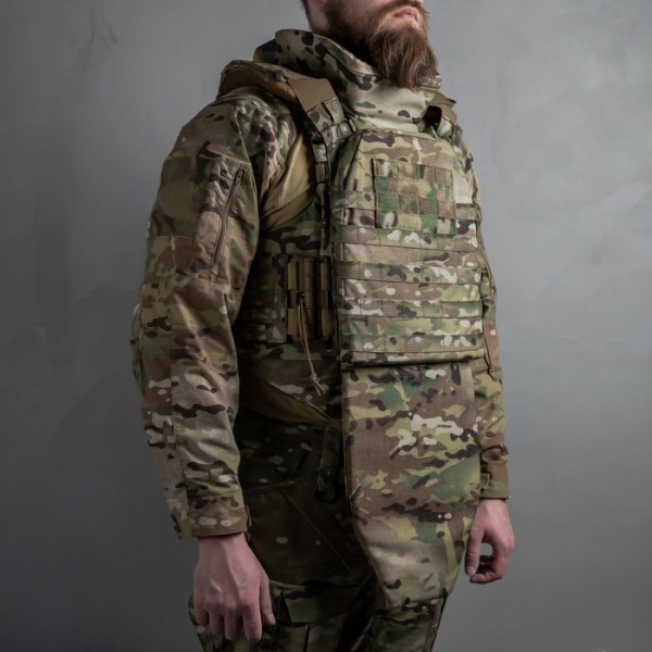 Облегченный бронежилет "Сармат L-XL" с баллистической защитой 1 класса (Мультикам) - 1070208