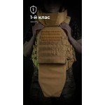 Женский бронежилет "Сармат" (1 класс защиты | под бронеплиты 25×30 см | Койот) ТМ Баллистика