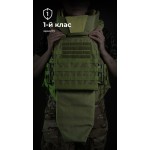 Женский бронежилет "Сармат" (1 класс защиты | под бронеплиты 25×30 см | Олива) ТМ Баллистика