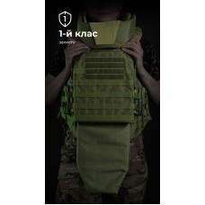 Жіночий бронежилет "Сармат" (1 клас захисту | під бронеплити 25х30 см | Олива) ТМ Балістика