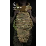 Женский бронежилет "Сармат" (1 класс защиты | под бронеплиты 25×30 см | Мультикам неоригинальный) ТМ Баллистика