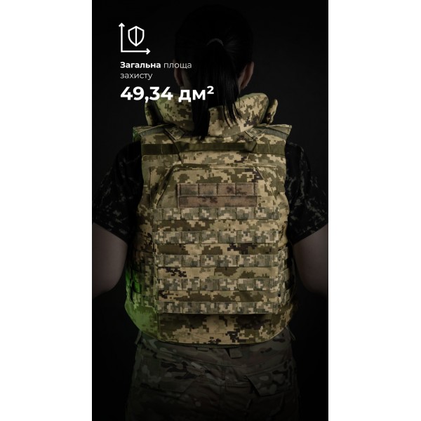 Женский бронежилет "Сармат" (1 класс защиты | под бронеплиты 25×30 см | ММ-14) ТМ Баллистика - 1070307 Женский бронежилет "Сармат" (1 класс защиты | под бронеплиты 25×30 см | ММ-14) ТМ Баллистика - 1070307