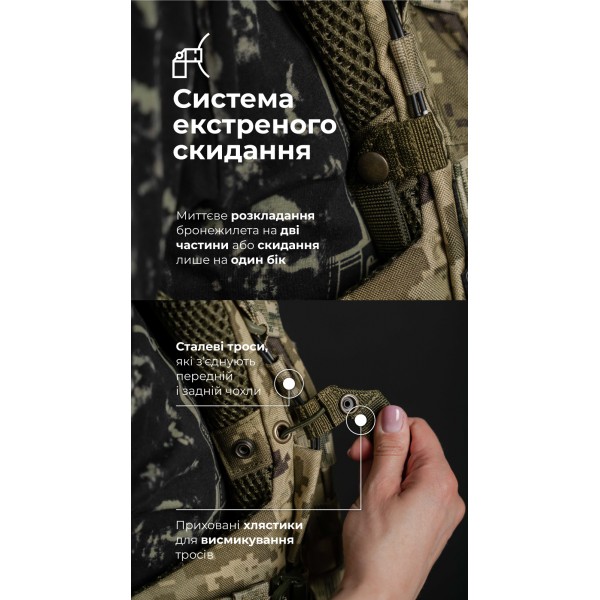 Женский бронежилет "Сармат" (1 класс защиты | под бронеплиты 25×30 см | ММ-14) ТМ Баллистика - 1070307 Женский бронежилет "Сармат" (1 класс защиты | под бронеплиты 25×30 см | ММ-14) ТМ Баллистика - 1070307