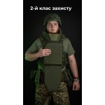 Бронежилет "Сармат" (S-L | 2 класс защиты | под бронеплиты 25х30 см | Олива) ТМ Баллистика