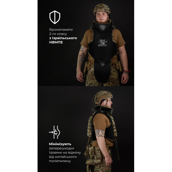 Бронежилет "Сармат" (S-L | 2 клас захисту | під бронеплити 25х30 см | Мультикам) ТМ Балістика - 1070408 Бронежилет "Сармат" (S-L | 2 клас захисту | під бронеплити 25х30 см | Мультикам) ТМ Балістика - 1070408