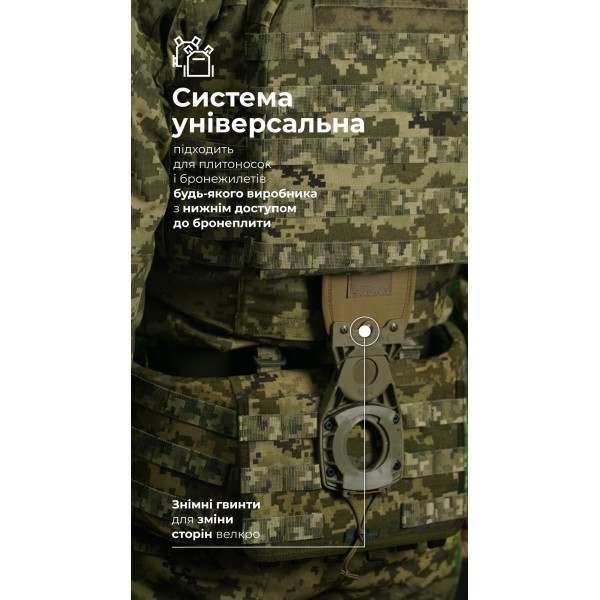 Система розвантаження та розподілу ваги Marom Dolphin (3 ряди моллі | ММ14 “Піксель”) ТМ Балістика - 108021407 Система розвантаження та розподілу ваги Marom Dolphin (3 ряди моллі | ММ14 “Піксель”) ТМ Балістика - 108021407