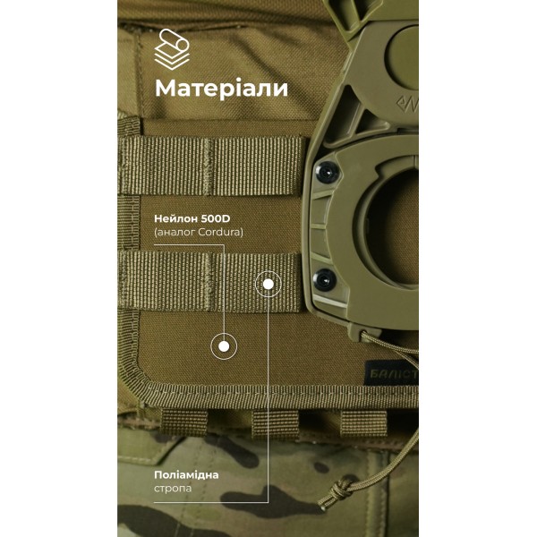 Система розвантаження та розподілу ваги Marom Dolphin (2 ряди моллі | Койот) ТМ Балістика - 108021701 Система розвантаження та розподілу ваги Marom Dolphin (2 ряди моллі | Койот) ТМ Балістика - 108021701