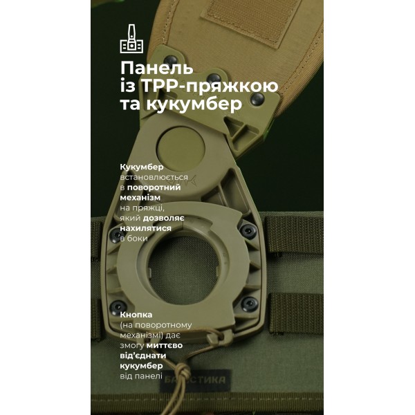 Система розвантаження та розподілу ваги Marom Dolphin (2 ряди моллі | Олива) ТМ Балістика - 108021702 Система розвантаження та розподілу ваги Marom Dolphin (2 ряди моллі | Олива) ТМ Балістика - 108021702