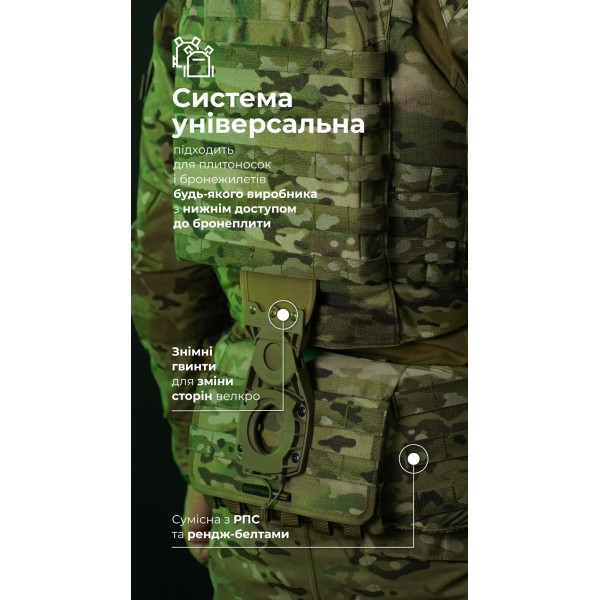 Система разгрузки и распределения веса Marom Dolphin (2 ряда молли | Мультикам) ТМ Баллистика - 108021708