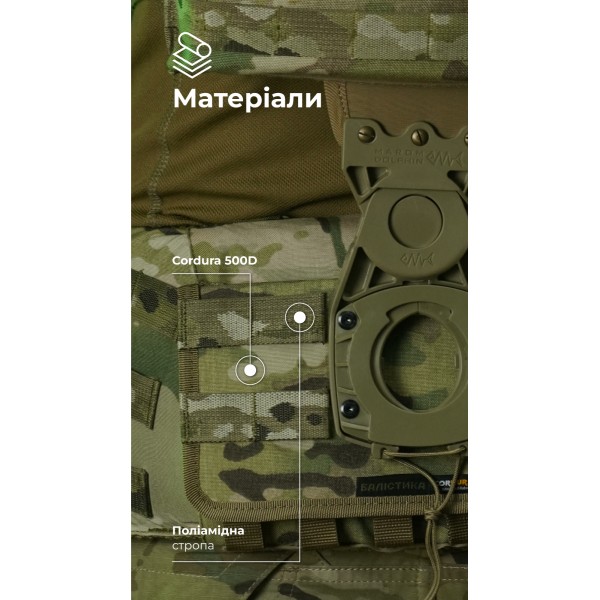 Система разгрузки и распределения веса Marom Dolphin (2 ряда молли | Мультикам) ТМ Баллистика - 108021708