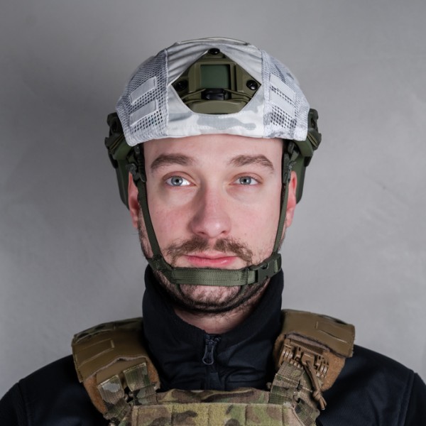 Кавер на шолом FAST, TOR, TOR-D (розмір L) (Білий мультикам) - 110020210 Кавер на шолом FAST, TOR, TOR-D (розмір L) (Білий мультикам) - 110020210