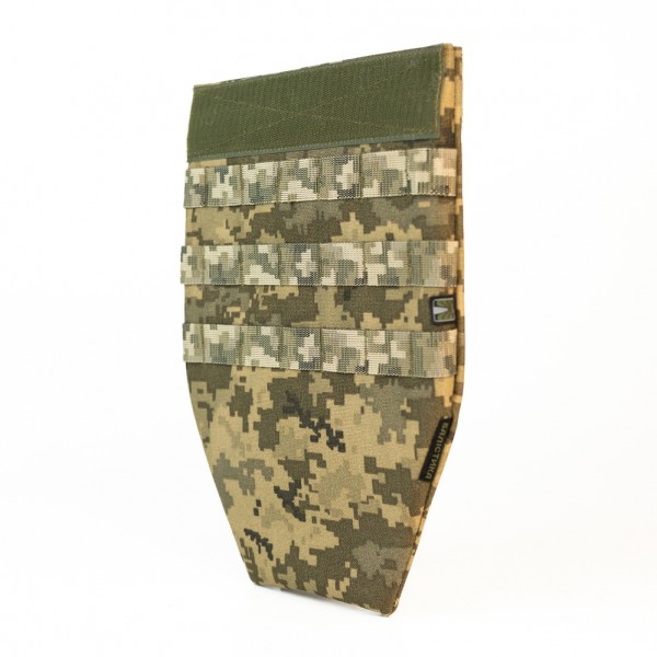 Укороченный противоосколочный фартук для плитоноски с бронепакетом 1 класса защиты (размер S-M) (ММ-14) - 3577935