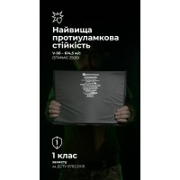 Балістичний пакет для тактичного килимка XL (1 клас | 39,5×29,5 см | 700 г | НВМПЕ ✡ Ізраїль) ТМ Балістика