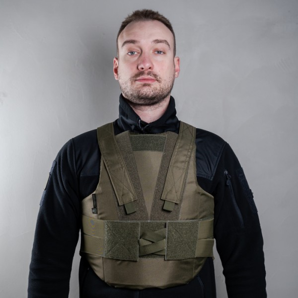 Легкий бронежилет "Сорочка" (S–XL | 1 клас | Олива) ТМ Балістика - 3575649 Легкий бронежилет "Сорочка" (S–XL | 1 клас | Олива) ТМ Балістика - 3575649