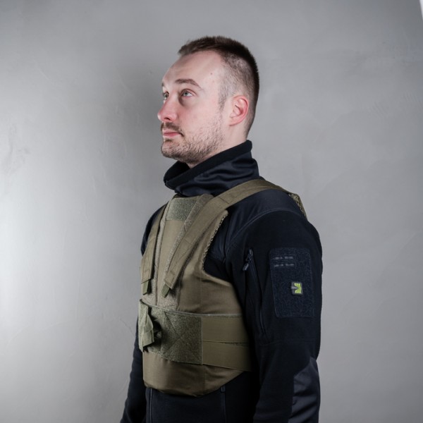 Легкий бронежилет "Сорочка" (S–XL | 1 клас | Олива) ТМ Балістика - 3575649 Легкий бронежилет "Сорочка" (S–XL | 1 клас | Олива) ТМ Балістика - 3575649