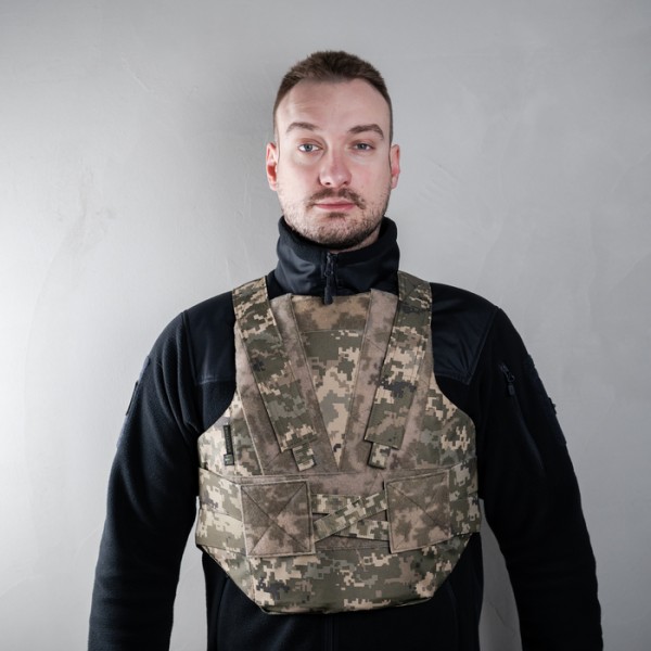 Легкий бронежилет "Сорочка" (S–XL | 1 класс | ММ14 "Пиксель") ТМ Баллистика - 3575652 Легкий бронежилет "Сорочка" (S–XL | 1 класс | ММ14 "Пиксель") ТМ Баллистика - 3575652