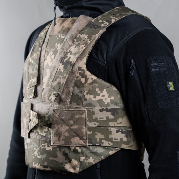 Легкий бронежилет "Сорочка" (S–XL | 1 класс | ММ14 "Пиксель") ТМ Баллистика - 3575652 Легкий бронежилет "Сорочка" (S–XL | 1 класс | ММ14 "Пиксель") ТМ Баллистика - 3575652