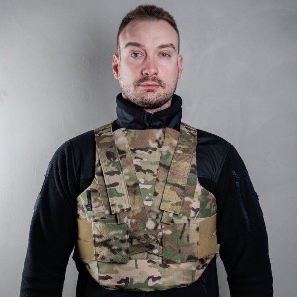 Легкий бронежилет "Сорочка" (S–XL | 1 класс | Мультикам) ТМ Баллистика - 3575651