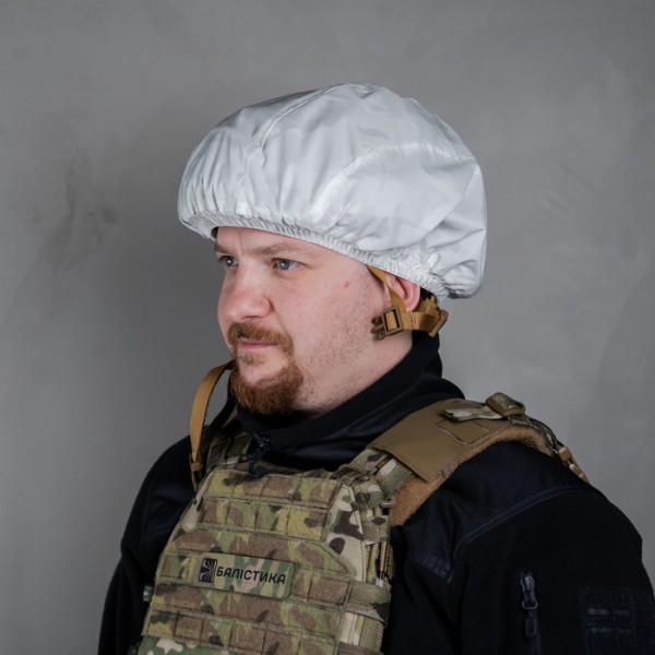 Кавер на шолом універсальний (Білий мультикам) - 1101410