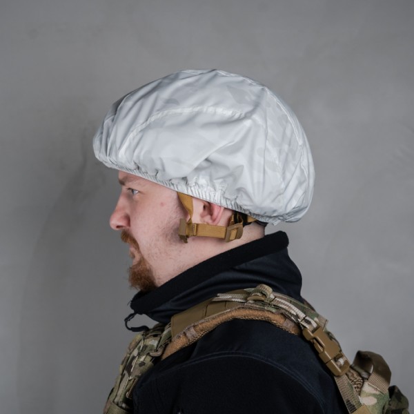 Кавер на шолом універсальний (Білий мультикам) - 1101410