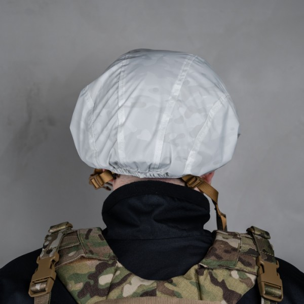 Кавер на шолом універсальний (Білий мультикам) - 1101410