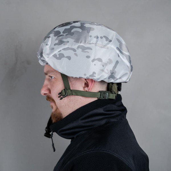 Кавер на шолом універсальний (Білий мультикам аналог) - 1101411