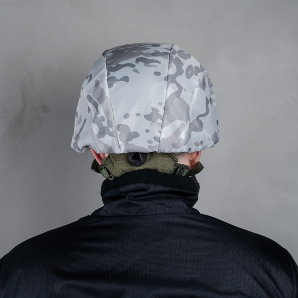 Кавер на шолом універсальний (Білий мультикам аналог) - 1101411
