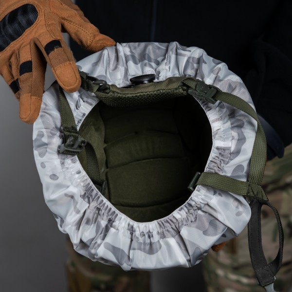 Кавер на шолом універсальний (Білий мультикам аналог) - 1101411