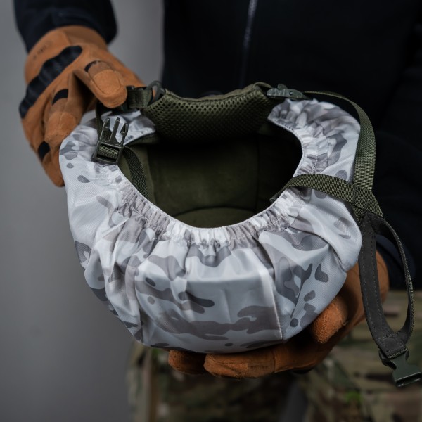 Кавер на шолом універсальний (Білий мультикам аналог) - 1101411