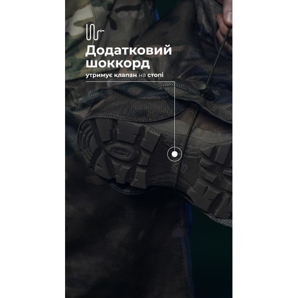 Антитепловизионный пончо-плащ "Чугайстер" GEN 2 (Мультикам неоригинальный) ТМ Баллистика - 11033010401