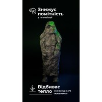 Антитепловизионный пончо-плащ "Чугайстер" GEN 2 (ММ14 "Пиксель") ТМ Баллистика