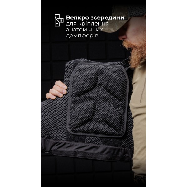 Протиуламковий бронежилет “Сорочка PRO” (М | 1 клас | Чорний) ТМ Балістика - 11047120601