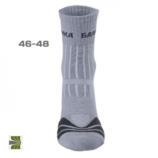Носки трекинговые СЕРЫЕ "Балистика" 1 пара 46-48 - 1120106020204 Носки трекинговые СЕРЫЕ "Балистика" 1 пара 46-48 - 1120106020204