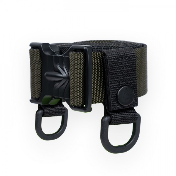 Ремінь з металевою пряжкою "Балістика" (Чорний/Олива) - 112050302 Ремінь з металевою пряжкою "Балістика" (Чорний/Олива) - 112050302
