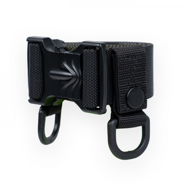 Ремінь з металевою пряжкою "Балістика" (Чорний/Олива) - 112050302 Ремінь з металевою пряжкою "Балістика" (Чорний/Олива) - 112050302