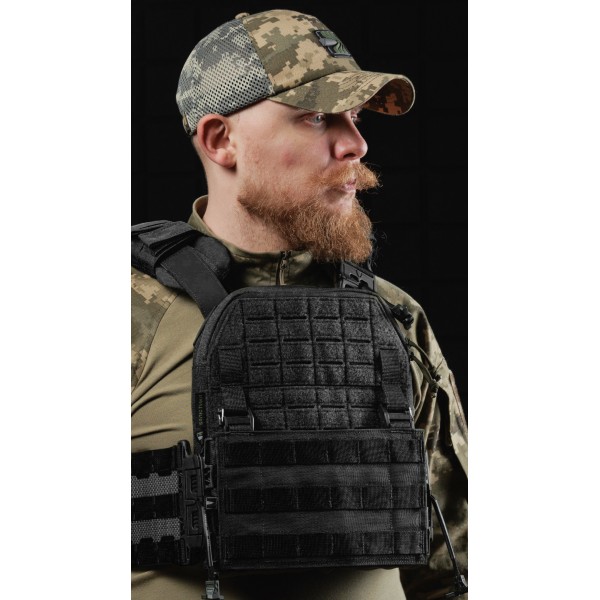 Чоловіча плитоноска “М4” (M-XL | Під плити 25х30 см | Чорний) ТМ Балістика - 13201010106 Чоловіча плитоноска “М4” (M-XL | Під плити 25х30 см | Чорний) ТМ Балістика - 13201010106