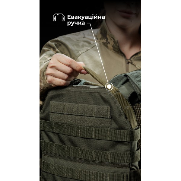 Жіноча плитоноска “М4” (M-XL | Під плити 25х30 см | Олива) ТМ Балістика - 13202010102