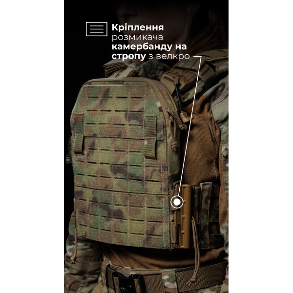Жіноча плитоноска “М4” (M-XL | Під плити 25х30 см | Мультикам неоригінальний) ТМ Балістика - 13202010104 Жіноча плитоноска “М4” (M-XL | Під плити 25х30 см | Мультикам неоригінальний) ТМ Балістика - 13202010104