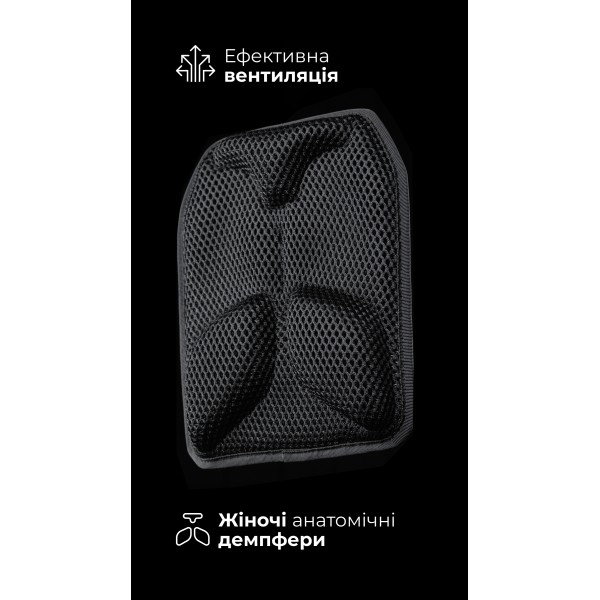 Жіноча плитоноска “М4” (M-XL | Під плити 25х30 см | Чорний) ТМ Балістика - 13202010106 Жіноча плитоноска “М4” (M-XL | Під плити 25х30 см | Чорний) ТМ Балістика - 13202010106