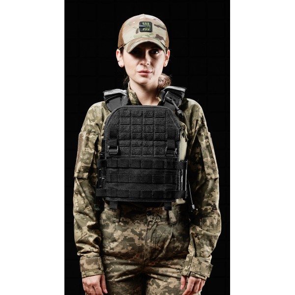 Жіноча плитоноска “М4” (M-XL | Під плити 25х30 см | Чорний) ТМ Балістика - 13202010106 Жіноча плитоноска “М4” (M-XL | Під плити 25х30 см | Чорний) ТМ Балістика - 13202010106