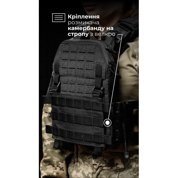Жіноча плитоноска “М4” (M-XL | Під плити 25х30 см | Чорний) ТМ Балістика - 13202010106 Жіноча плитоноска “М4” (M-XL | Під плити 25х30 см | Чорний) ТМ Балістика - 13202010106