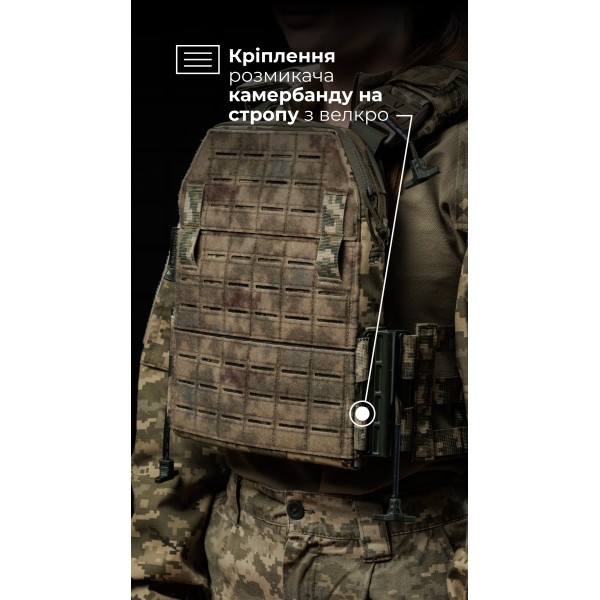 Жіноча плитоноска “М4” (M-XL | Під плити 25х30 см | ММ14 “Піксель”) ТМ Балістика - 13202010107 Жіноча плитоноска “М4” (M-XL | Під плити 25х30 см | ММ14 “Піксель”) ТМ Балістика - 13202010107