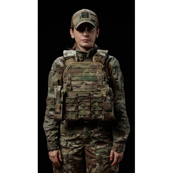 Жіноча плитоноска “М4” (M-XL | Під плити 25х30 см | Мультикам) ТМ Балістика - 13202010108 Жіноча плитоноска “М4” (M-XL | Під плити 25х30 см | Мультикам) ТМ Балістика - 13202010108