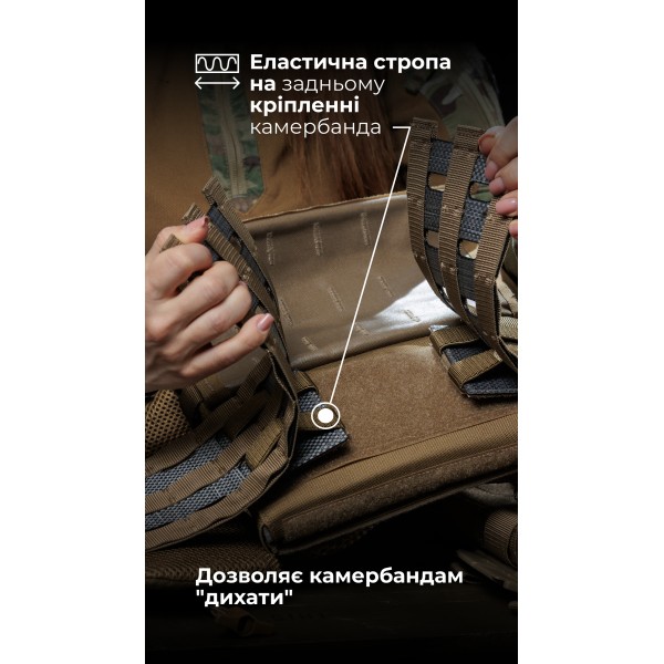 Жіноча модульна плитоноска “М4” з жорсткими камербандами та захистом шиї (M-XL | 2 клас | Під плити 25х30 см | Койот) ТМ Балістика - 1320204010102 Жіноча модульна плитоноска “М4” з жорсткими камербандами та захистом шиї (M-XL | 2 клас | Під плити 25х30 см | Койот) ТМ Балістика - 1320204010102